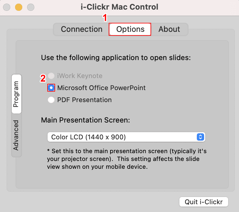 Check with PowerPoint